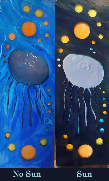 Jellyfish Sun Catcher | Island Art Bocas